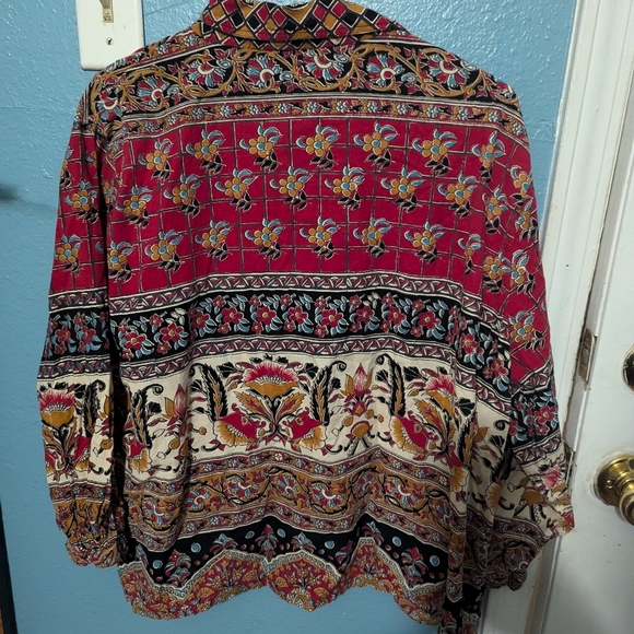 Alla PapkerColorful Floral Patterned Blouse - Picture 4 of 6